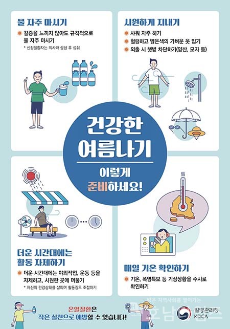 전라남도는 질병관리청, 22개 시군 보건소, 44개 응급실, 119소방서와 협력해 9월 30일까지 ‘온열질환 응급실 감시체계’를 강화한다.